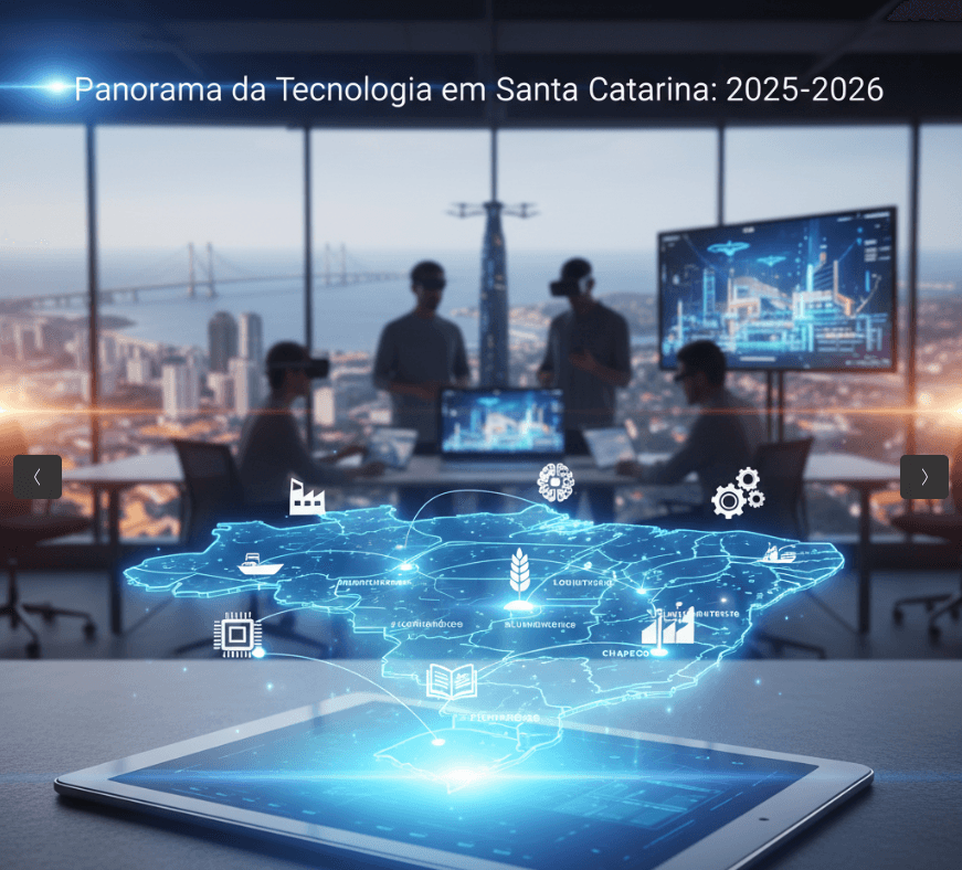 Panorama da Tecnologia em Santa Catarina: Onde as Empresas Estão Investindo em 2025–2026